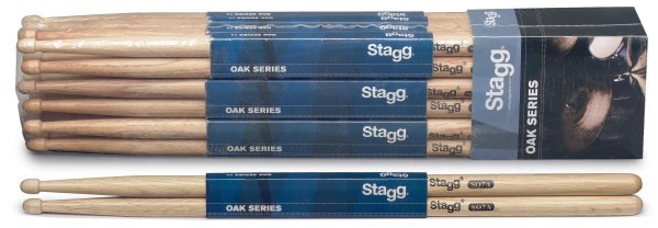 Stagg SO7A Eiche Drumsticks Holz Tip / 7A / Preis für 1 Paar